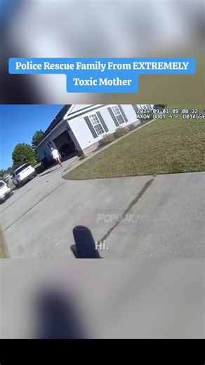 Police Rescue Family From EXTREMELY Toxic Mother #cops #copsoftiktok | police