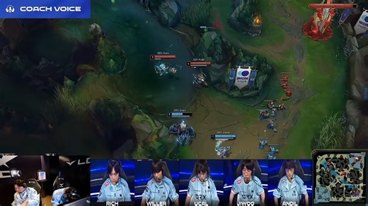 drx vs gen第一局 sask解说 乱战不断gen展现统治力