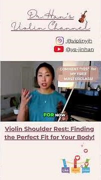 Violin Shoulder Rest Finding the Perfect Fit for Your Body! #violinpractice #violinposture
