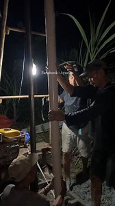 10K views · 25 reactions | The process of installing 3-inch PVC casings at night #reels | Ayunda | Facebook