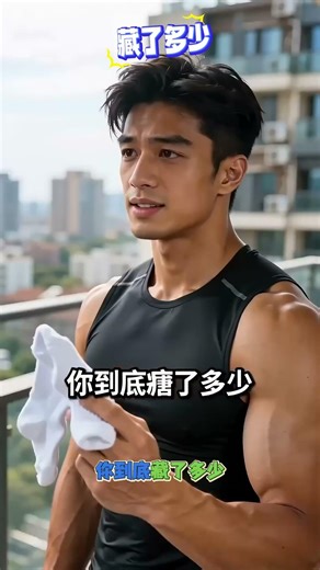 袜子总丢一只，原来被他藏起来擦手机屏幕。#袜子失踪 #双男主 #贡光CP #泰国帅哥 #185大帥哥