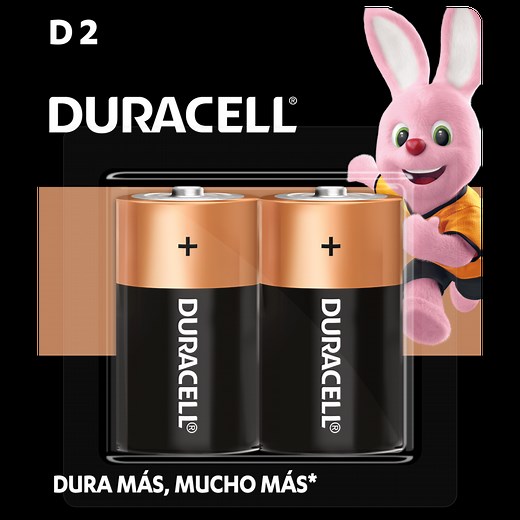 Pilas alcalinas D - Pilas Duracell