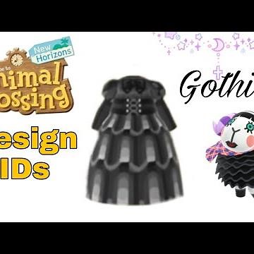 Animal Crossing New Horizons|Gothic Design IDs Pro Design QR Codes Goth Dresses