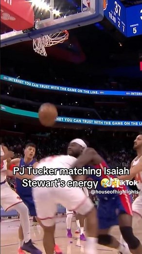 PJ Tucker And Isaiah Stewart Giving Maximum Effort