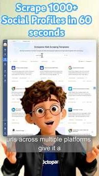scrape hundreds of social profiles without lifting a finger #automation #webscraping