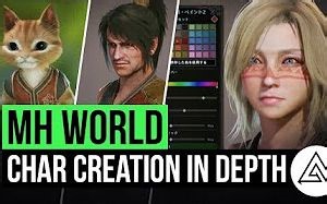 【MHW】《怪物猎人：世界》角色创建&捏脸