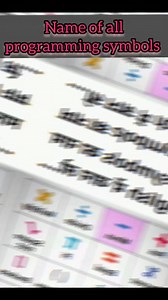 🔥Names of all programming symbols 💯 | Techie Munnoo