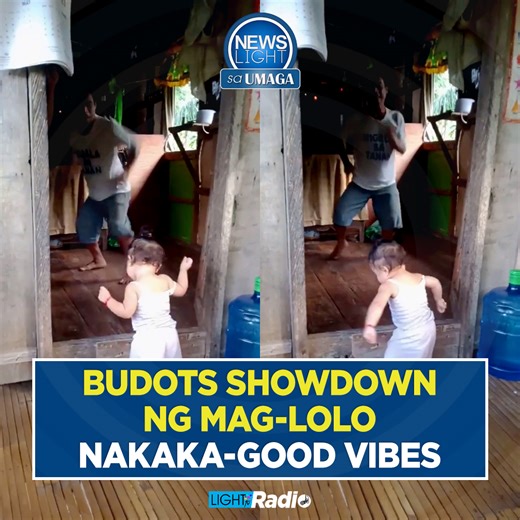 CHIKITING, TODO-HATAW SA BUDOTS 💃🏼 Maliit man siya sa inyong paningin, aba’t hindi naman siya magpapahuli sa pagbubudots at pagkendeng. Siya ang trending #DancingBaby na si Ziana Beth mula sa Barangay Papan sa Sibonga, Cebu. #GoodNews via Jomar Villanueva/News Light with research from Bernadeth Laraya | News Light