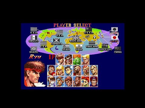 スーパーストリートファイター2(SFC) Lv8負け無しクリア リュウ