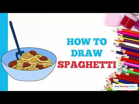 How to Draw Spaghetti in a Few Easy Steps: Drawing Tutorial for Beginner Artists