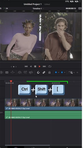 Davinci Resolve Shortcut key Series #davinciresolve #shorts
