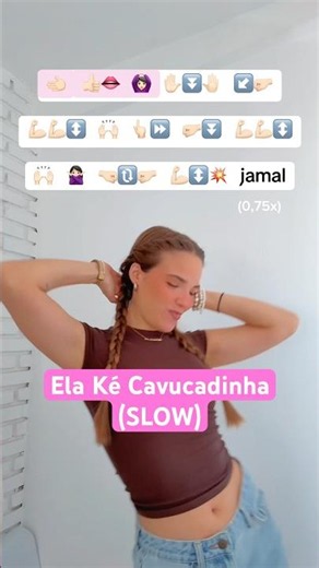 Ela Ké Cavucadinha Slow Tutorial #dance #trend #tiktokchoreography #tiktokviral #dance