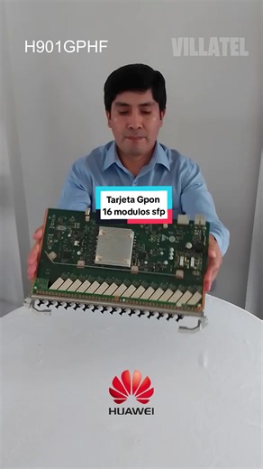 Tarjeta GPON de 16 Módulos SFP para FTTH