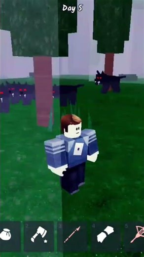 New 😱 thanks giving challenge in 99 nights in the forest Roblox| #robloxplayz95 #99nightintheforest