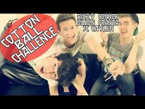 COTTON BALL CHALLENGE W/ CONNOR & JC | RICKY DILLON