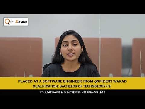 Becoming a Software Engineer by QSpiders Wakad | My Experience