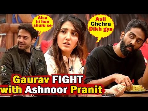 Bigg Boss 19 Today Episode Promo Gaurav Fight With Ashnoor Pranit BB19