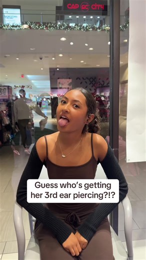 She’s 15 years old & has 3 ear piercings & a nose ring. Black & Brown girls SHOULD NOT be called “fast” just for wanting to express themselves with jewelry, nail polish & hair styles! She’s NOT FAST! She has never been told she was fast…but she has been told to express herself freely and to always POP HER SHIIIII!!!! 🥰✨✨🫶🏽😍