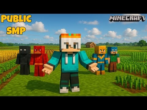 🔴Live | Minecraft Public SMP Lets Rebuild New Base | Day #53 | #minecraft #live #gaming