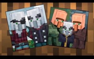 （授权搬运）Alien Being的村民vs掠夺者生活fanart（独眼掠夺者队长） 故事的隐藏含义