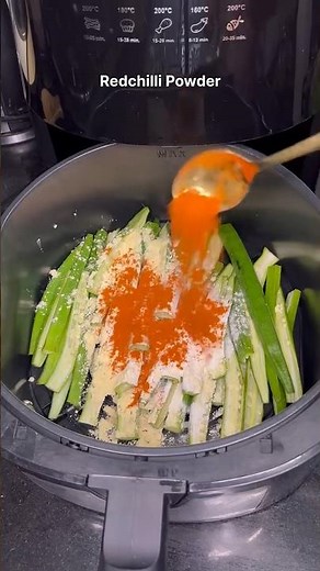 The Secret Air Fryer Recipe for CRISPY Okra & Bhindi Chips | Healthy Crunchy Snack