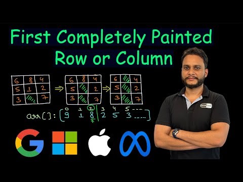 First Completely Painted Row or Column | Leetcode 2661