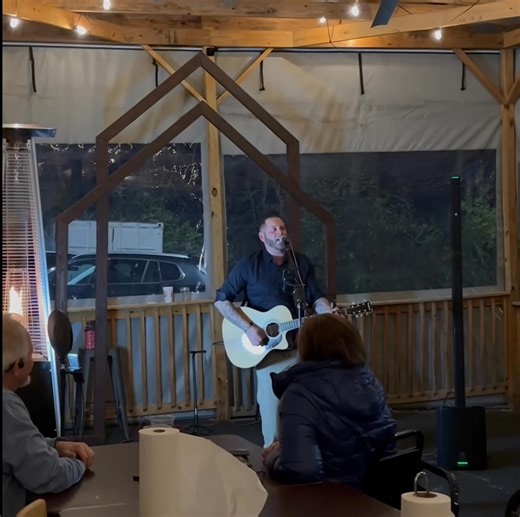 MJ Branham is back on this patio at Maple & Pine this Saturday from 7–10 PM, and we’re really excited! With the holidays right around the corner, it’s a great option if you’ve got family in town! As you can see, he can get a crowd going! Come grab dinner and stick around for drinks and bowling afterward! The kitchen will be open until 9, and the patio heaters will be on to keep you warm while the music’s going. Come hang out with us! 🎶🍻 | Maple & Pine Lanes and Sports Bar
