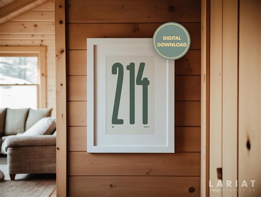 214 Area Code Poster, Dallas TX Wall Art, Texas State Outline Print, Modern Minimalist Decor, Olive Green Typography Digital Download - Etsy