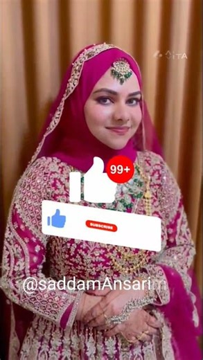 @saddamAnsarimedia and Muslim shaadi wedding anniversary program sabhi ke liye yah dress hai 👗😄👌