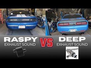 Dodge Challenger 3.6L V6: Raspy vs Deep Exhaust Sound!