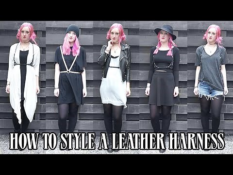 HOW TO STYLE A LEATHER HARNESS | Rocknroller