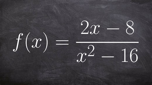 How to find the vertical and horizontal asymptotes of a rational function