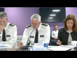 1st August 2024 Policing Board Meeting in Public