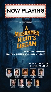 Happy Opening! 🌙✨ Join us for A Midsummer Night’s Dream tonight at 7:00 PM in the Lester Martin Theatre! Performances run Friday & Saturday at 7:00 PM and Sunday at 2:00 PM — we can’t wait to see you there! 🎟 Reserve your tickets now — space is limited! (Link in bio) #AMidsummerNightsDream #Shakespeare #NYCTheatre #AADACompany #AADA #AADAedu #ShakespeareInNYC #NYCActors #TheatreLife #LivePerformance #StageMagic #NYCEvents #SupportTheArts #TheAmericanAcademyOfDramaticArts | The American Academy