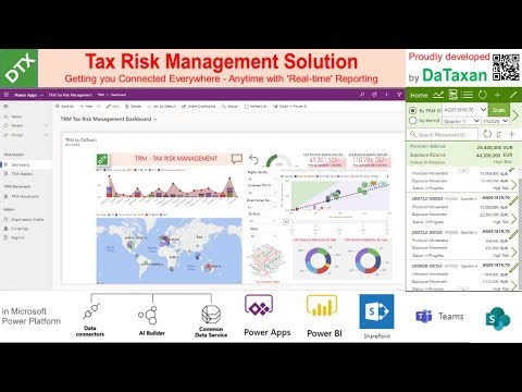 DaTaxan TRM - Tax Risk Management Power BI Report
