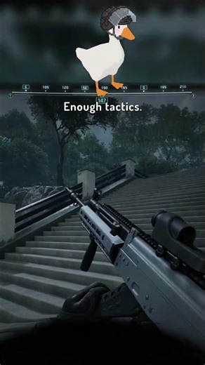 He got beat up by a GOOSE 🦢💀 #shorts #pubgblackbudget #gaming #funny