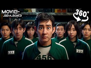 Squid Game 360° Death Of All Players / Movie Collection S3 Animation / Scary VR 360 Video