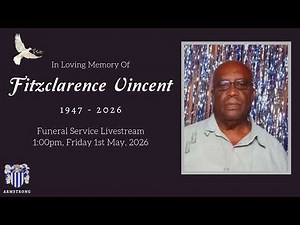 Fitzclarence Vincent Funeral Service Livestream