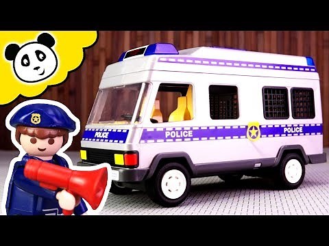 Playmobil Polizei - Der neue Polizei Transporter! - Spielzeug auspacken & spielen - Pandido TV