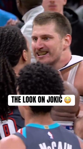 The Look on Jokic Face 👀 #basketball #jokic