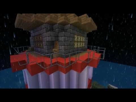 How to make a SIMPLE minecraft rotating lighthouse (1.7.4) tutorial