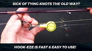 52 shares | Sick of tying fishing line knots the old way? Hook-Eze makes rigging hooks up fast and easy! | Hook-Eze......Takes the PRICKS out of Fishing! | Facebook