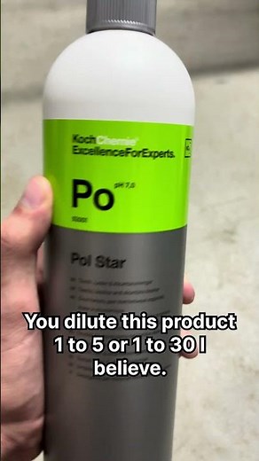 Why i use Koch Chemie pol star