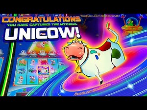 UNICOW LIVE!!! JOURNEY To Planet Moolah! CASINO SLOTS 100 FREE GAMES!!! BIG WIN