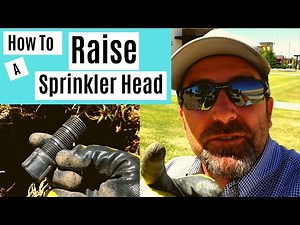 How to Raise a Sprinkler Head