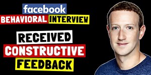 ✅ Tell Me About A Time You Received Constructive Feedback | Facebook Behavioral Interview (Jedi) Series 🔥