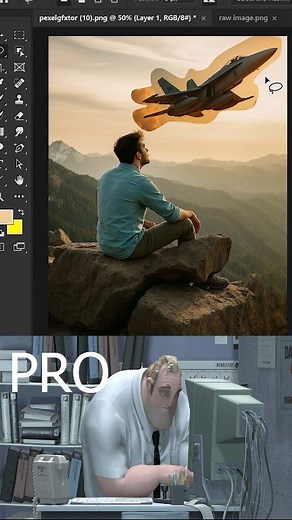 6.7K views · 35 reactions | How to Combine Layers Using Auto Blend Tool With Photoshop #editing #photoshop #design #tipsandtricks #art #tutorial #viralreelsシ #tips | Pexelgfxtor | Facebook