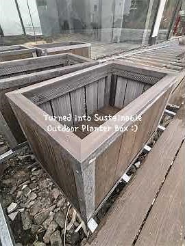 Decking Scraps Repurposed: Turned into Sustainable Outdoor Planter Box