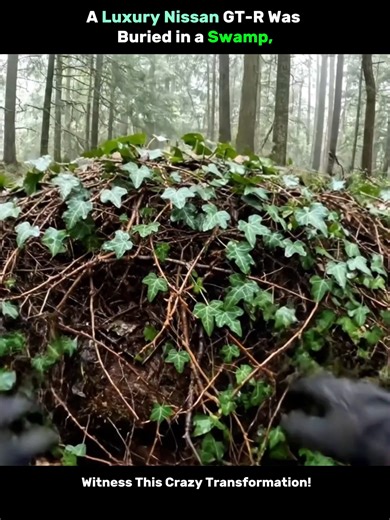 A Luxury Nissan GT-R Was Buried in a Swamp, 😲#restoration #restored #honda #viralvideo #carwash #cardetailing