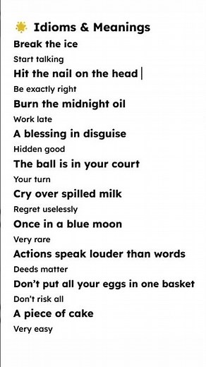 Top 20 idioms and phrases | idoms |phrases | idioms and phrases in english #idioms #phrases #shorts